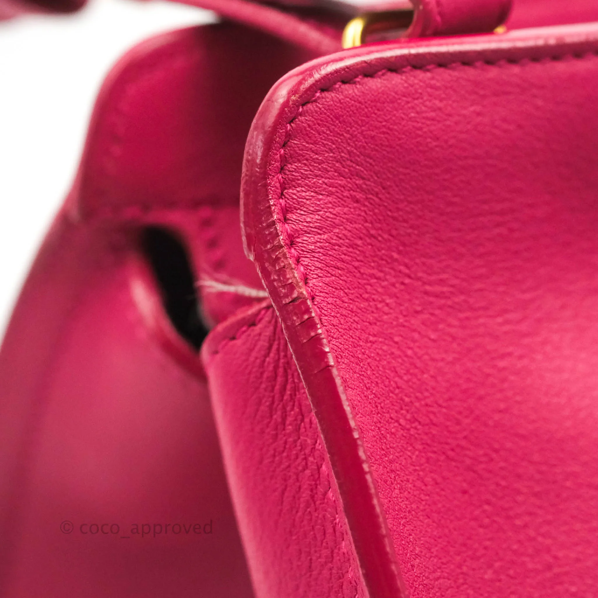 Saint Laurent Smooth Calfskin Small Y Ligne Cabas Pink