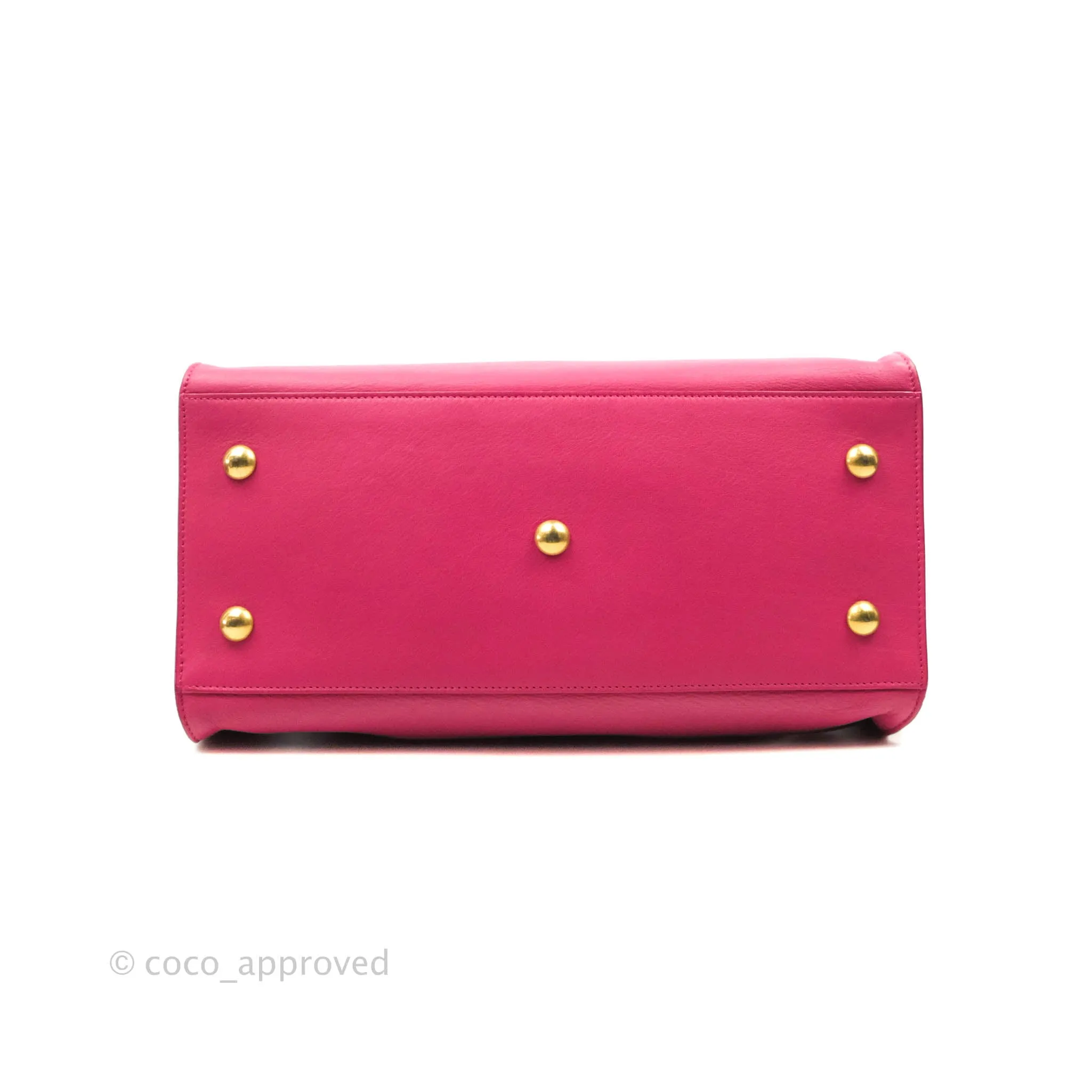 Saint Laurent Smooth Calfskin Small Y Ligne Cabas Pink