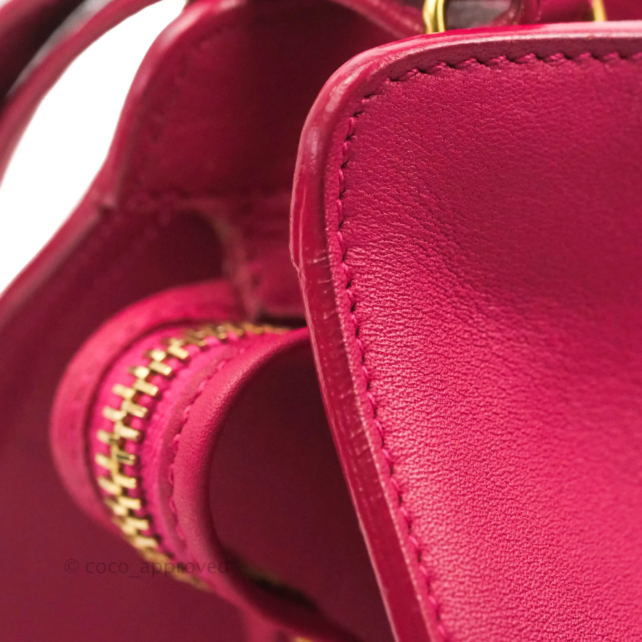 Saint Laurent Smooth Calfskin Small Y Ligne Cabas Pink