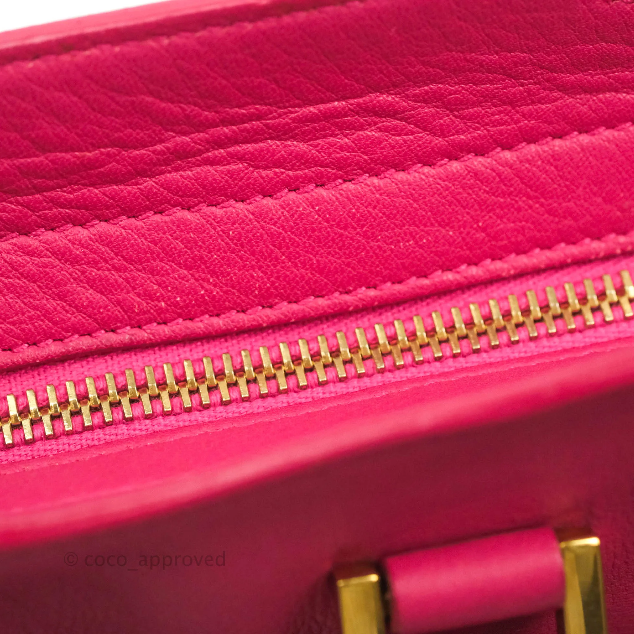 Saint Laurent Smooth Calfskin Small Y Ligne Cabas Pink