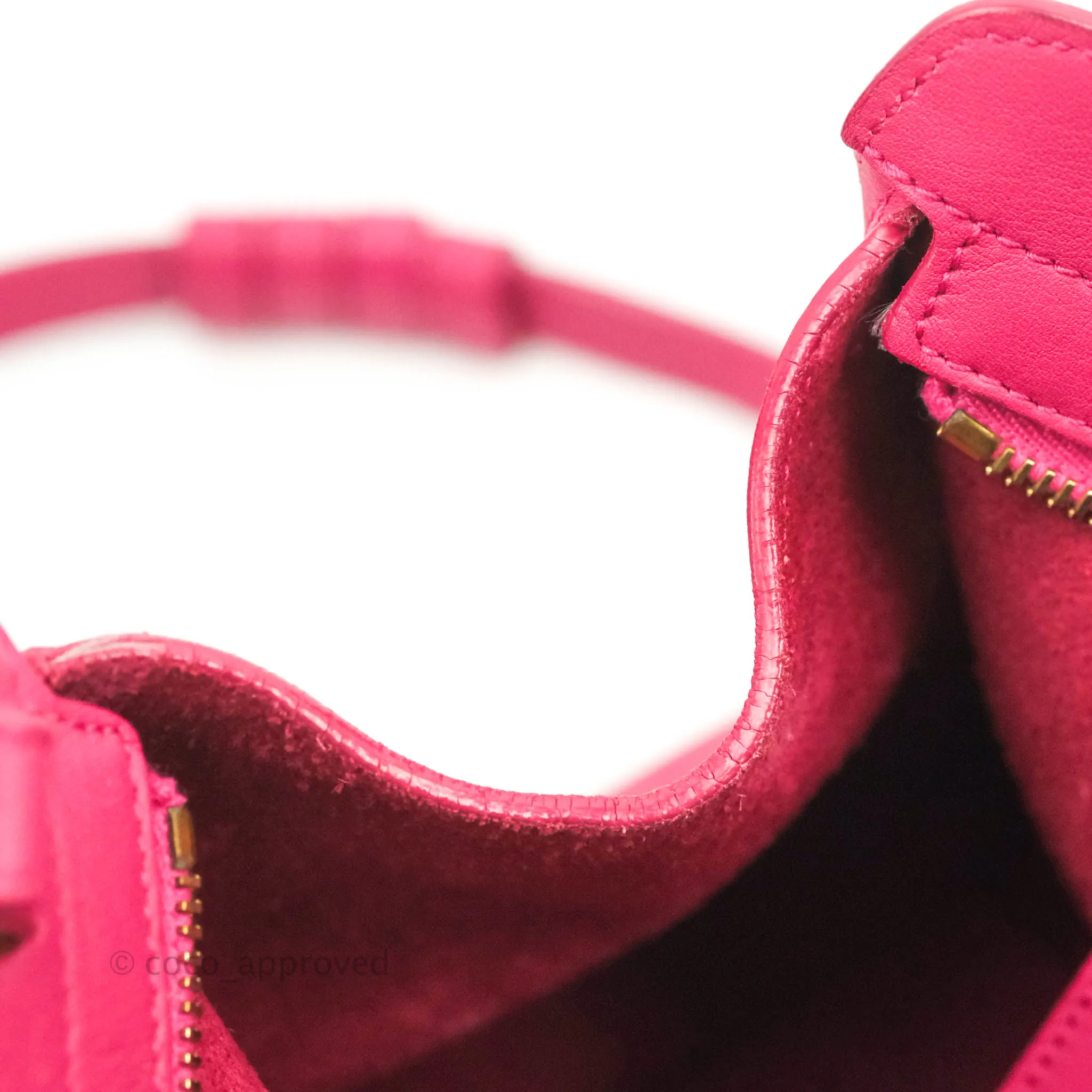 Saint Laurent Smooth Calfskin Small Y Ligne Cabas Pink