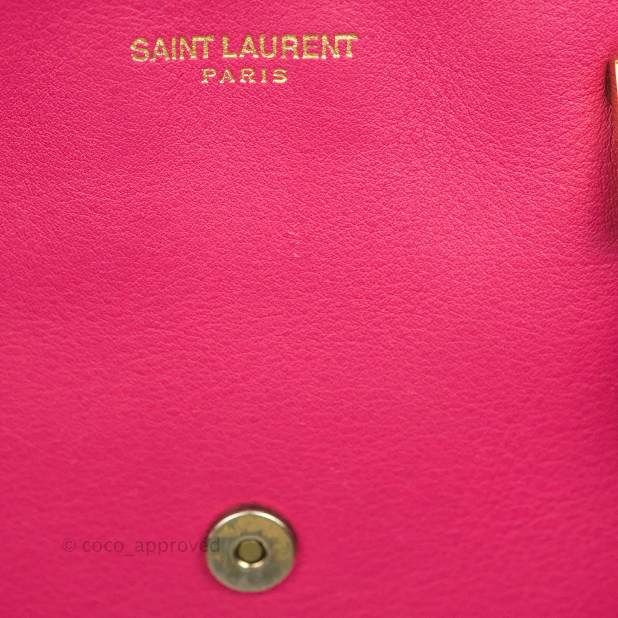 Saint Laurent Smooth Calfskin Small Y Ligne Cabas Pink