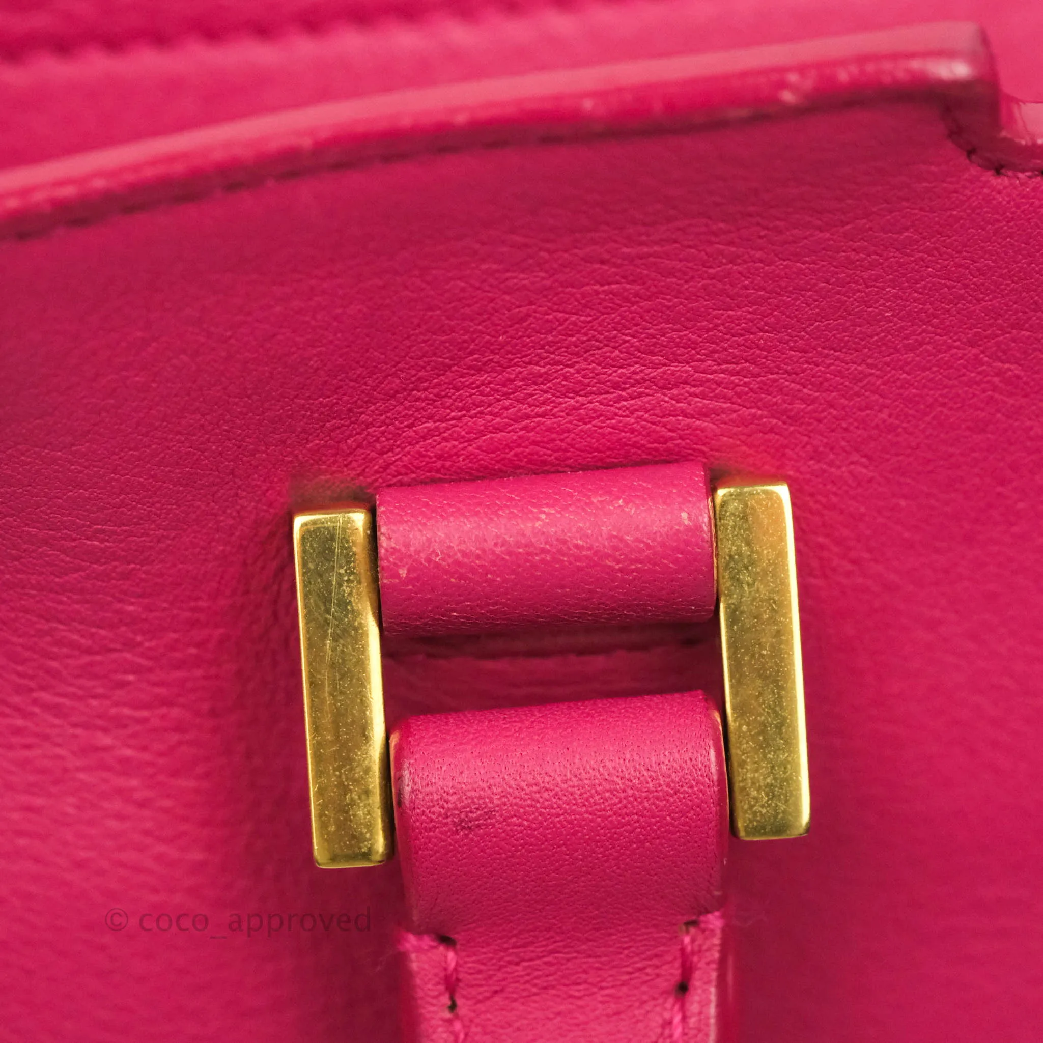 Saint Laurent Smooth Calfskin Small Y Ligne Cabas Pink