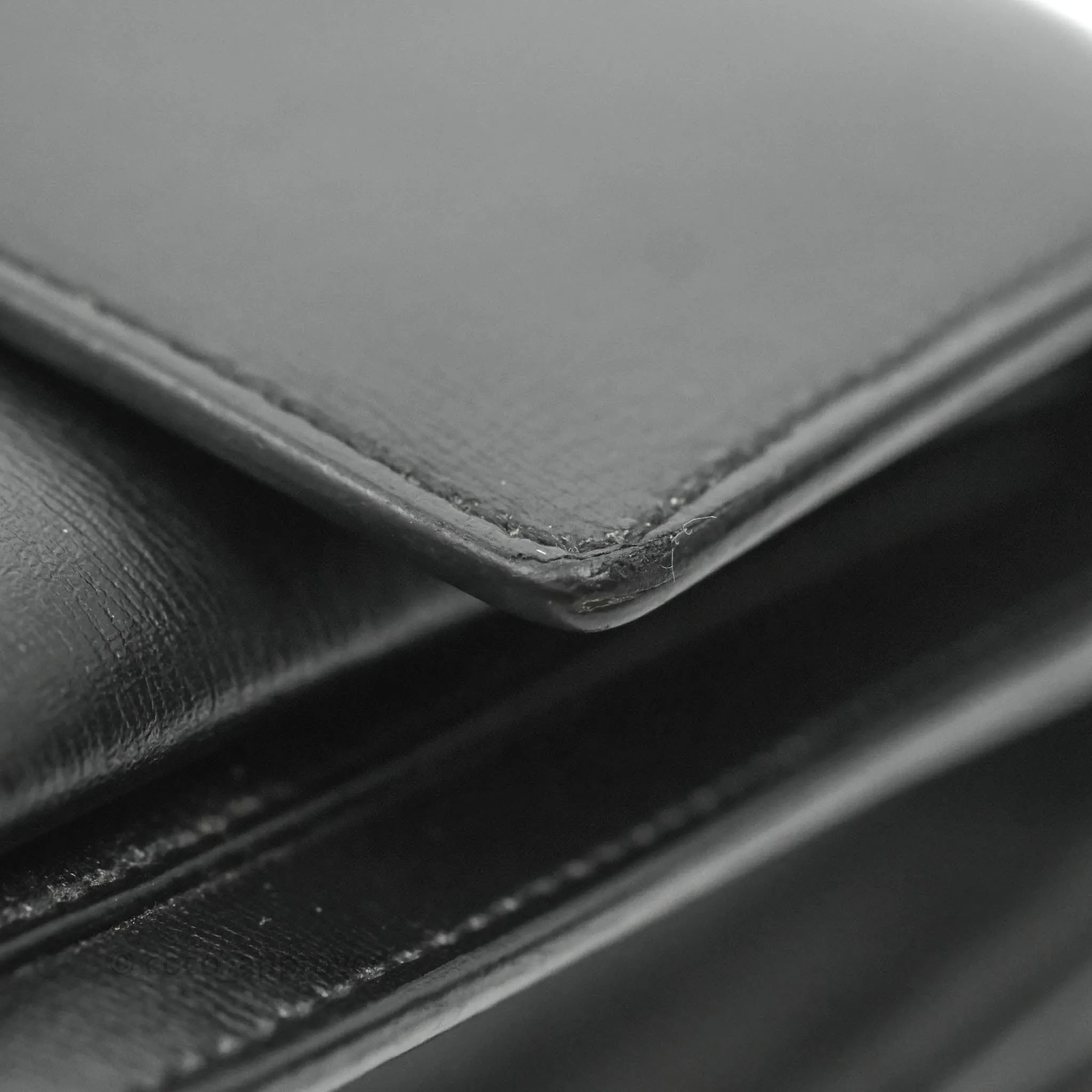 Saint Laurent Sunset Medium Black Calfskin Silver Hardware