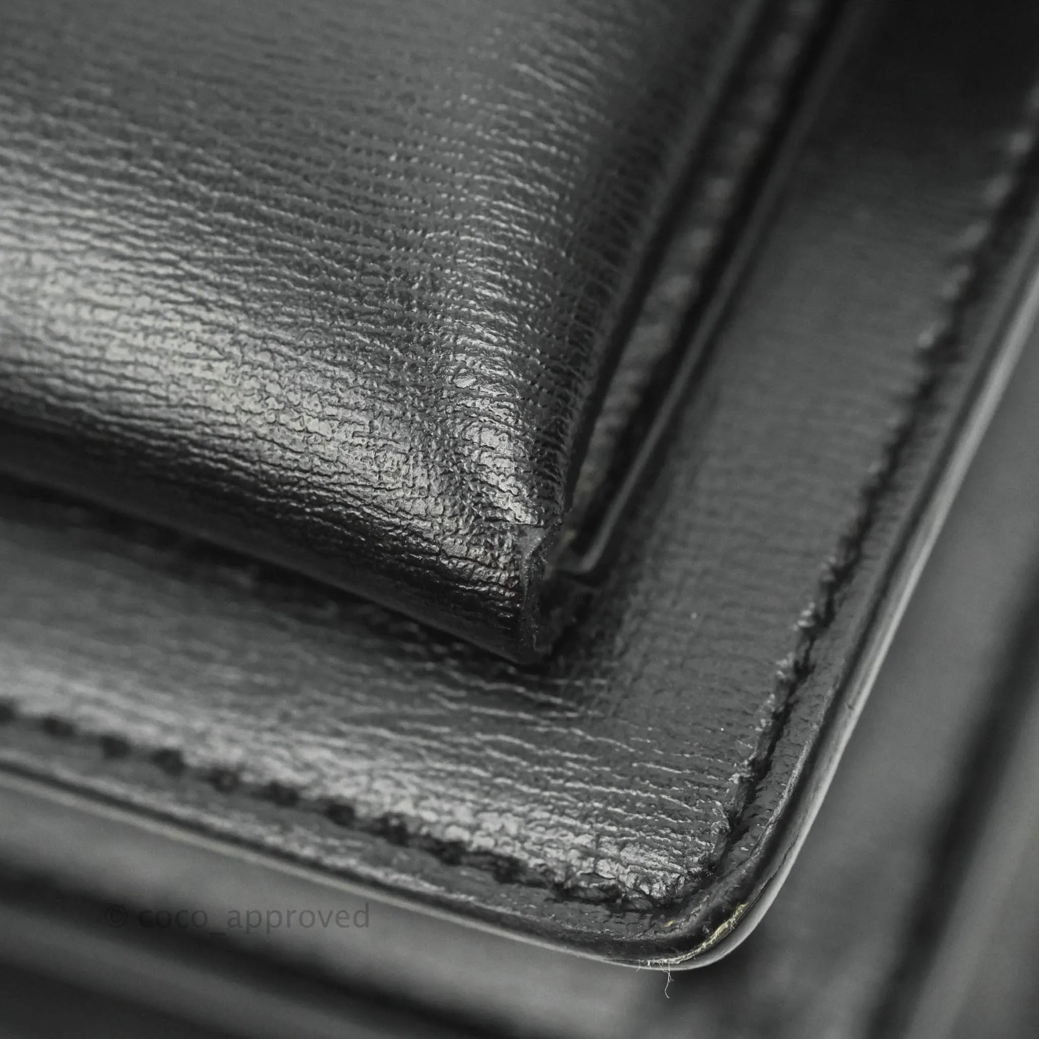 Saint Laurent Sunset Medium Black Calfskin Silver Hardware