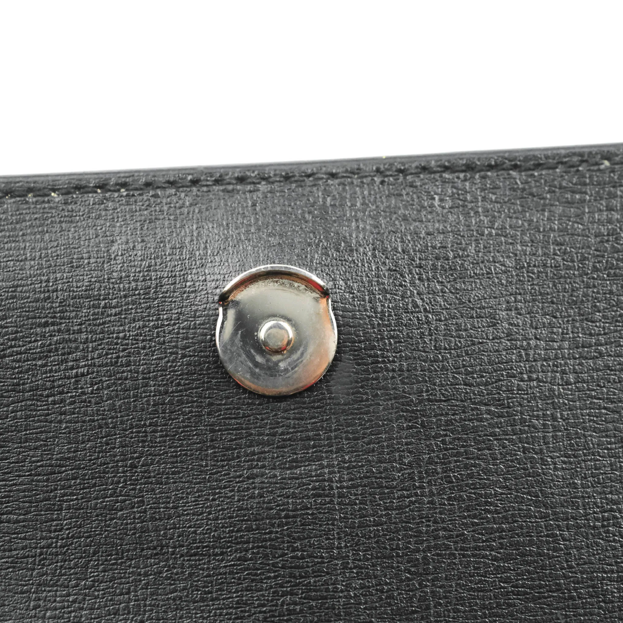 Saint Laurent Sunset Medium Black Calfskin Silver Hardware