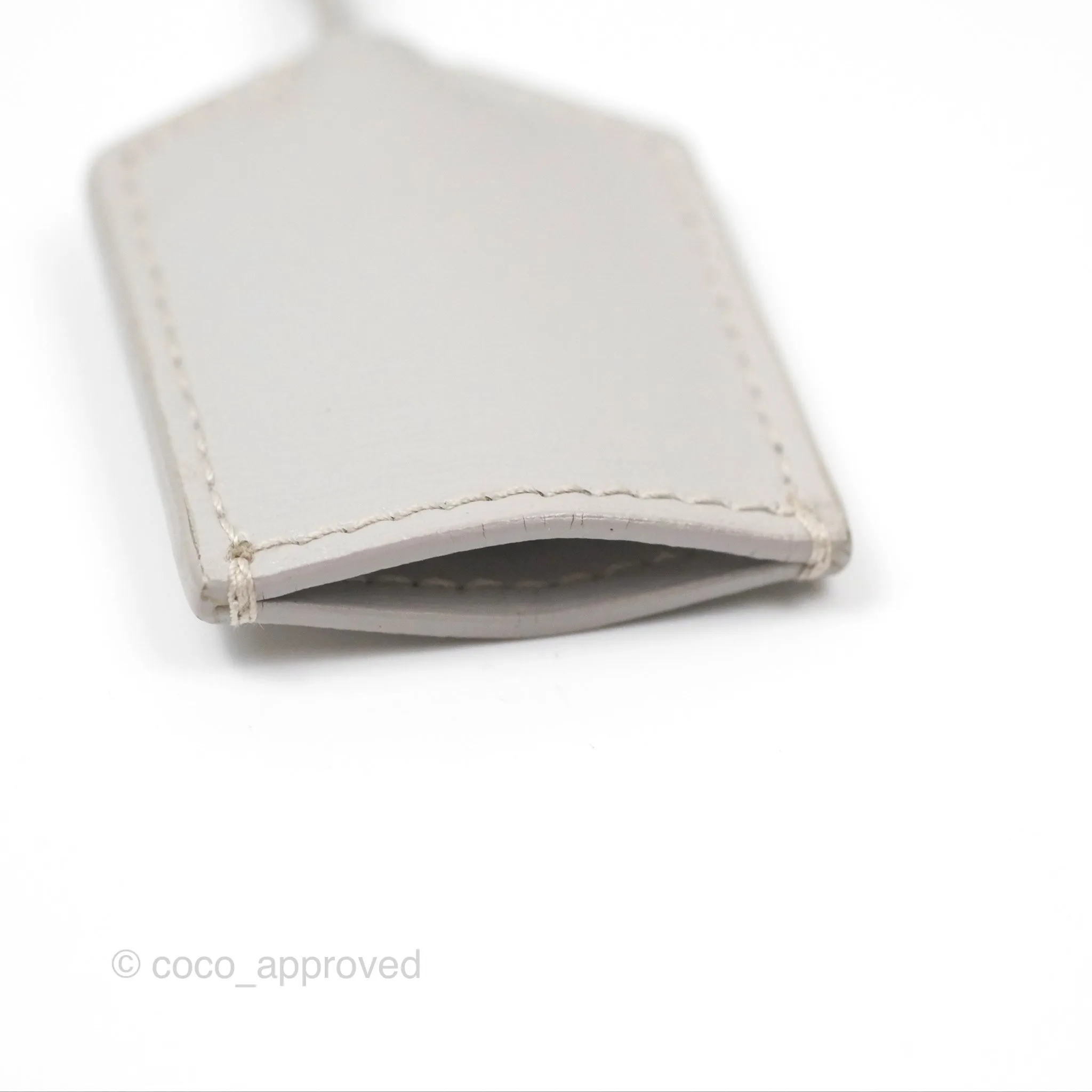 Saint Laurent Sunset Medium Light Grey Calfskin Silver Hardware