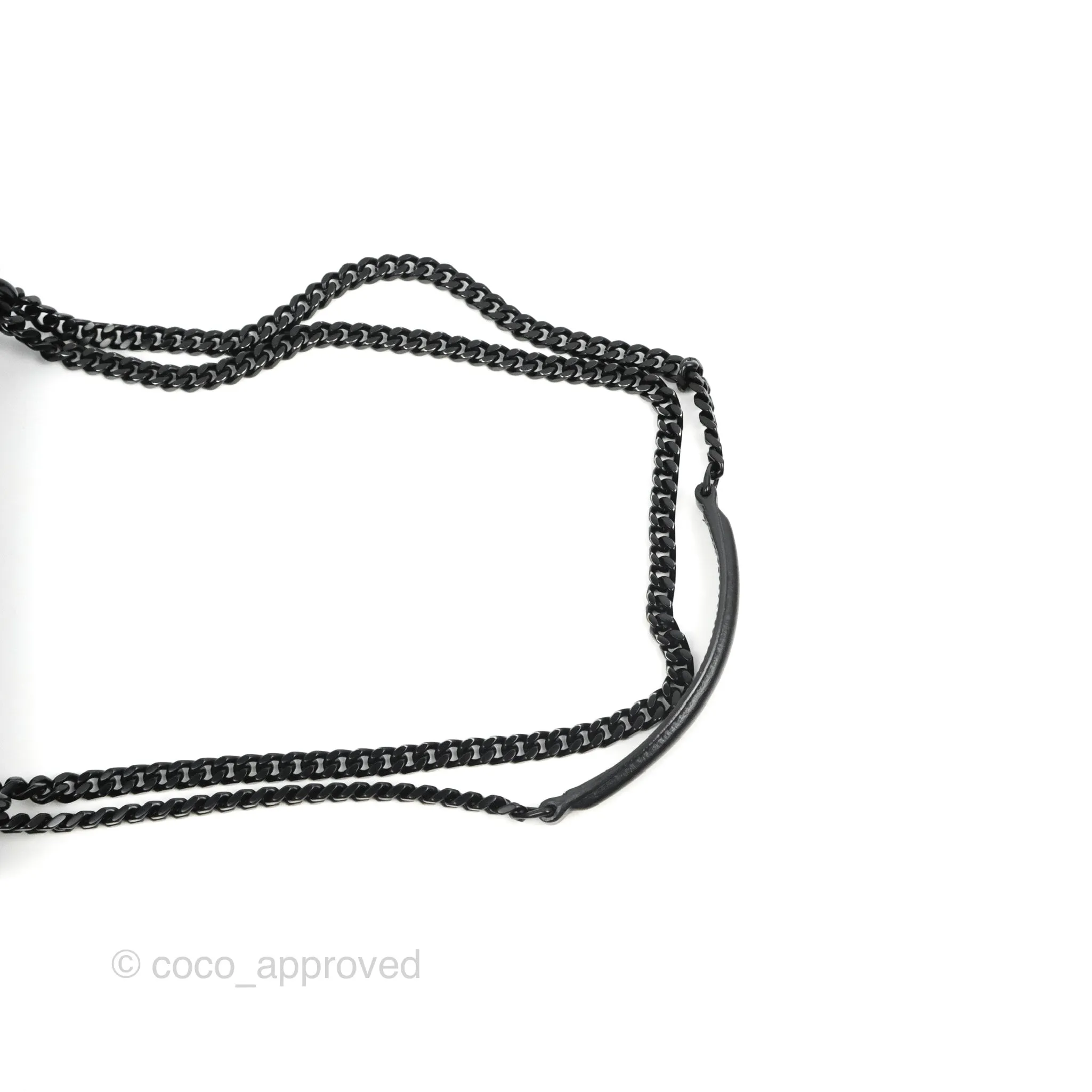 Saint Laurent Sunset Medium So Black Calfskin
