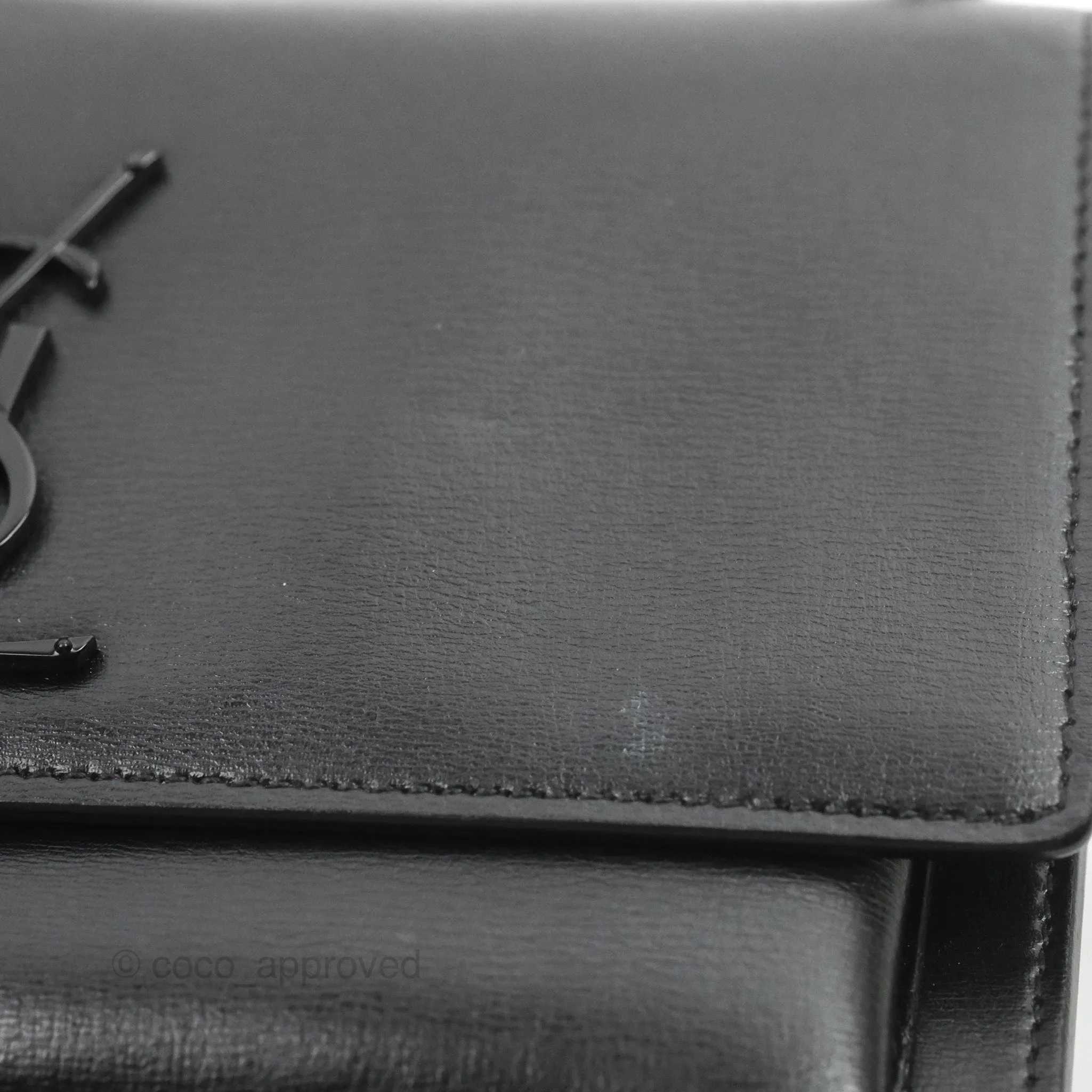 Saint Laurent Sunset Medium So Black Calfskin