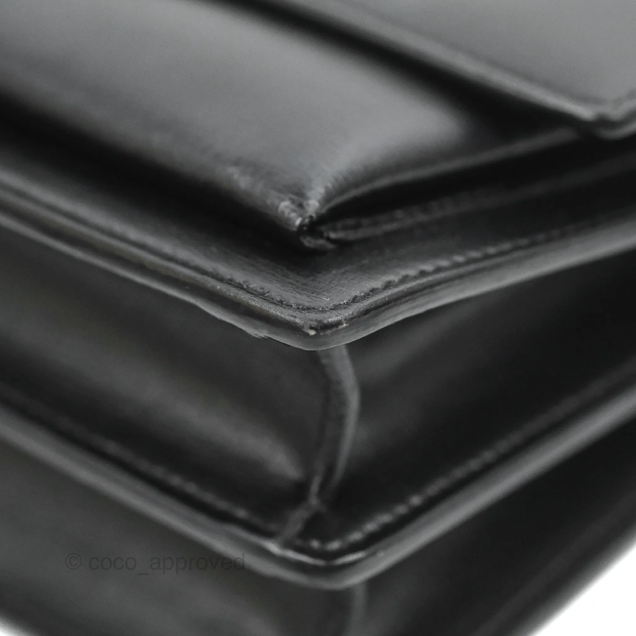 Saint Laurent Sunset Medium So Black Calfskin