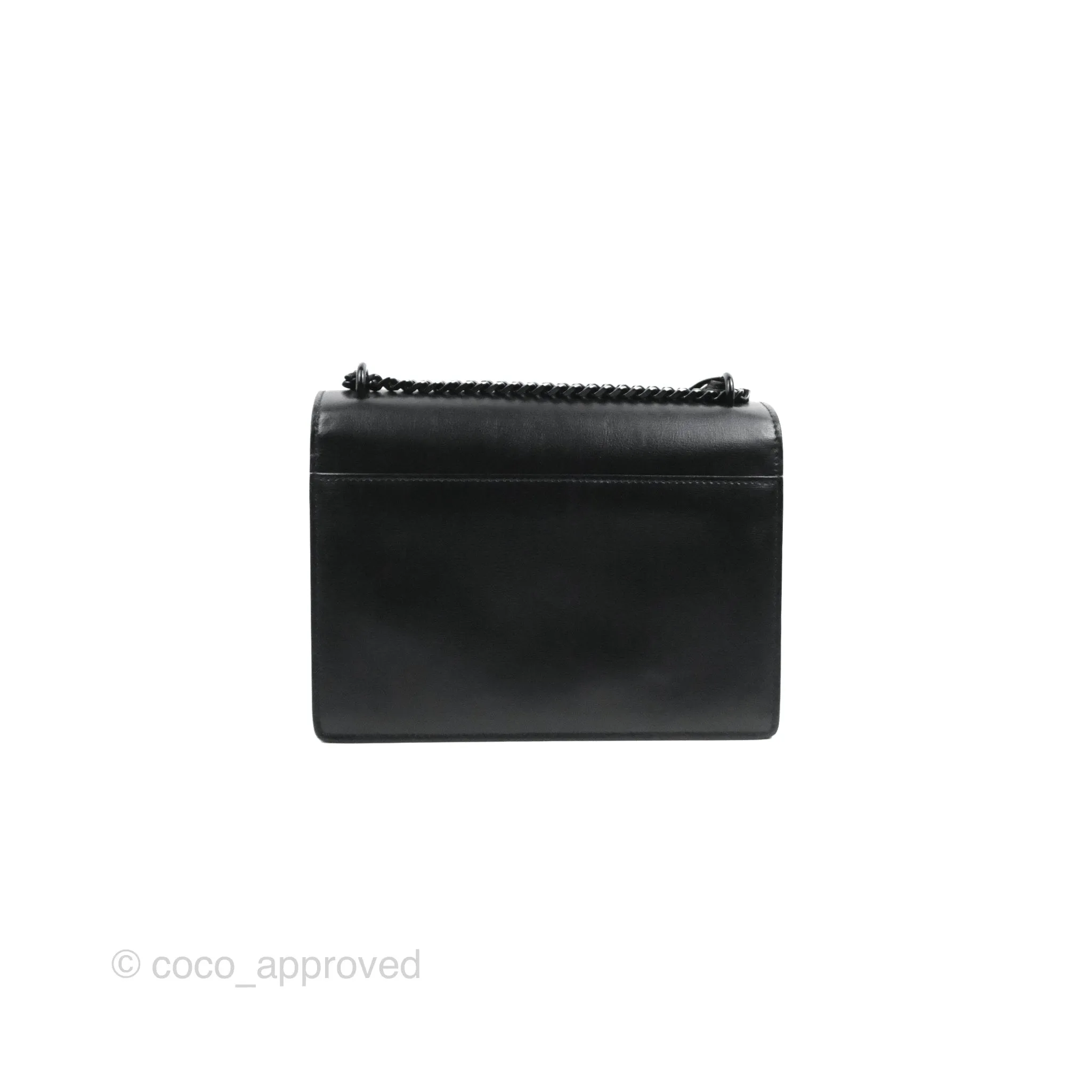 Saint Laurent Sunset Medium So Black Calfskin