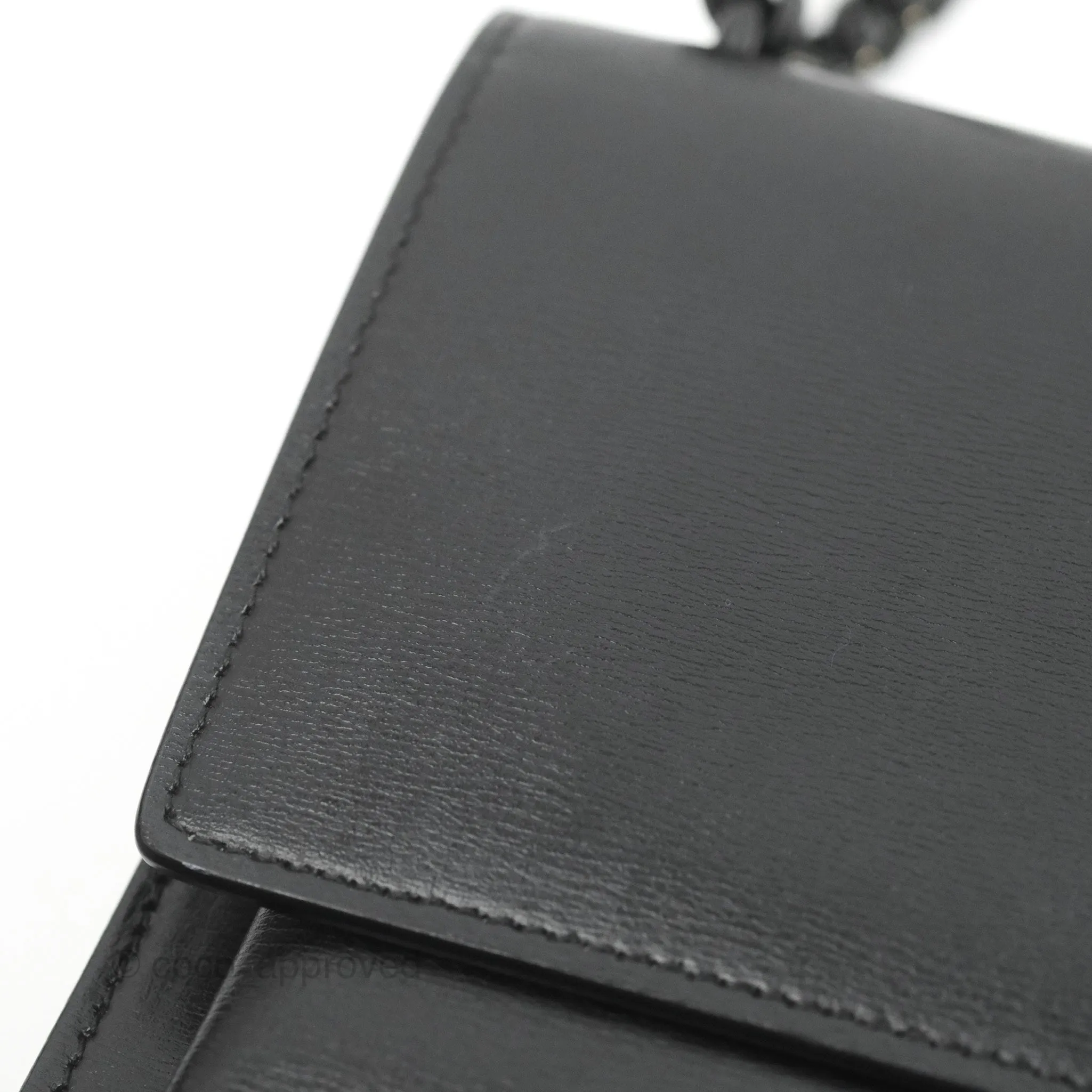 Saint Laurent Sunset Medium So Black Calfskin