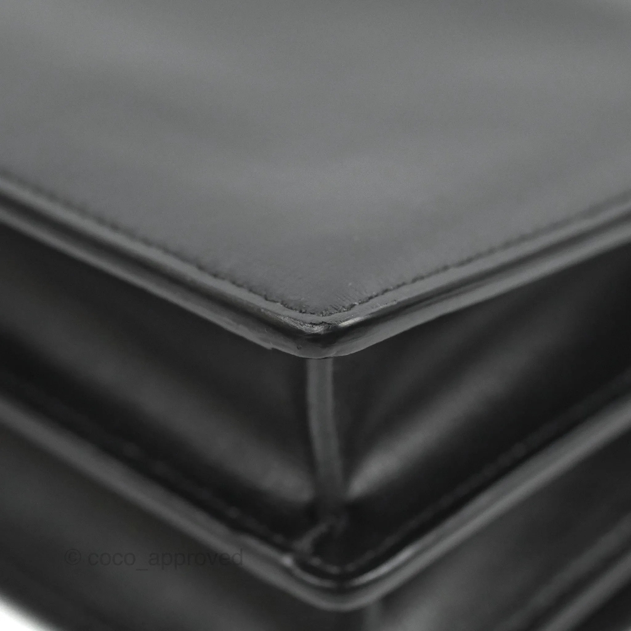 Saint Laurent Sunset Medium So Black Calfskin