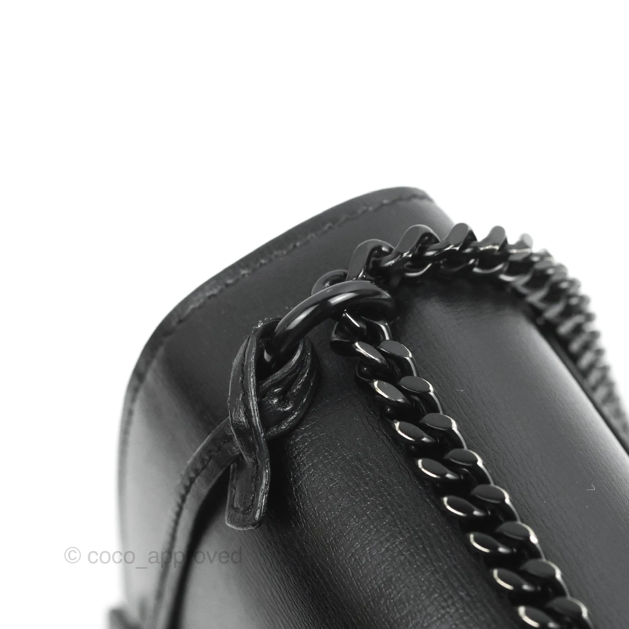 Saint Laurent Sunset Medium So Black Calfskin