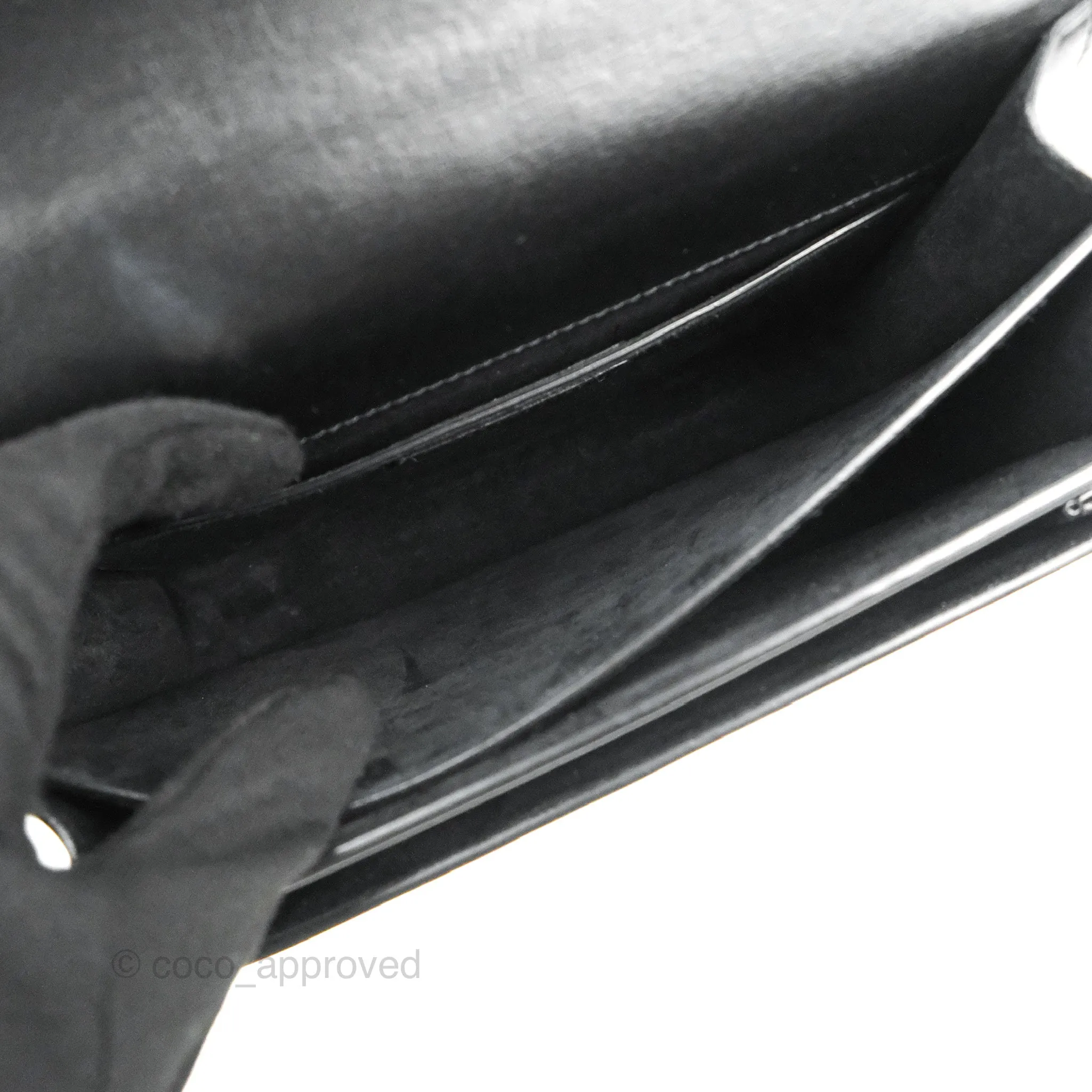 Saint Laurent Sunset Medium So Black Calfskin