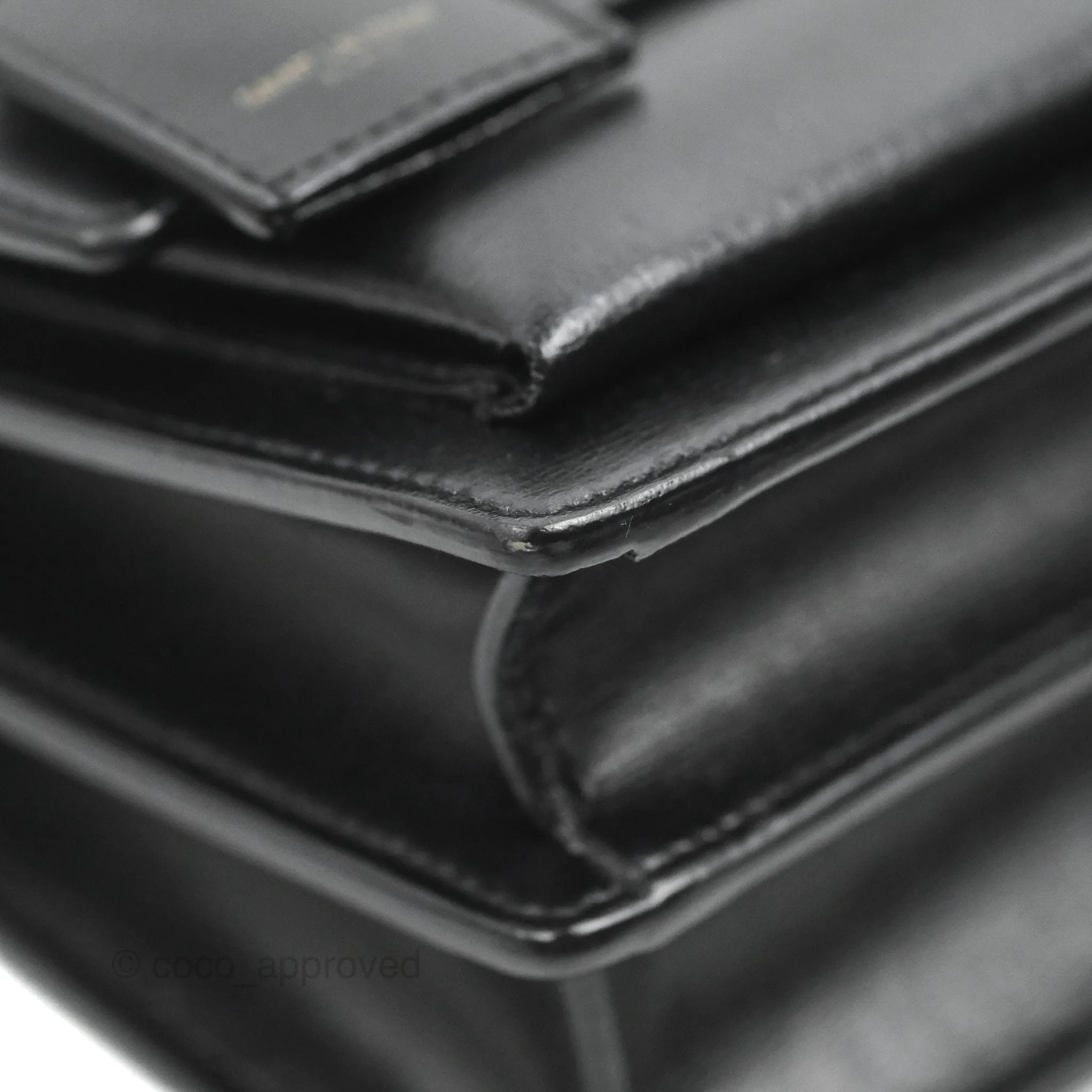 Saint Laurent Sunset Medium So Black Calfskin