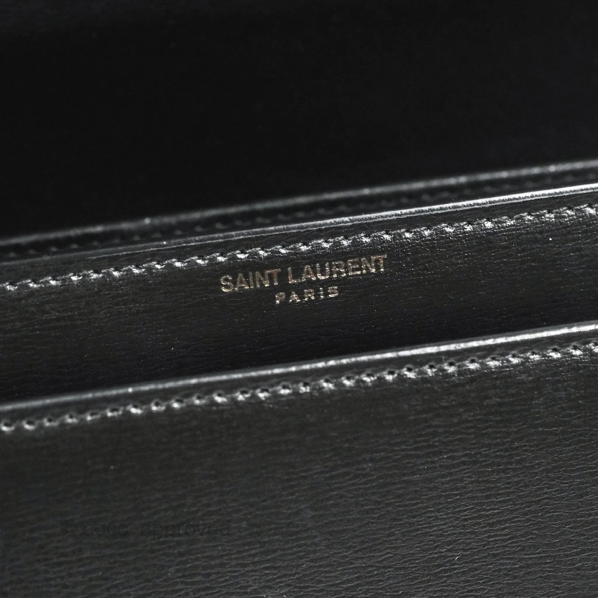 Saint Laurent Sunset Medium So Black Calfskin