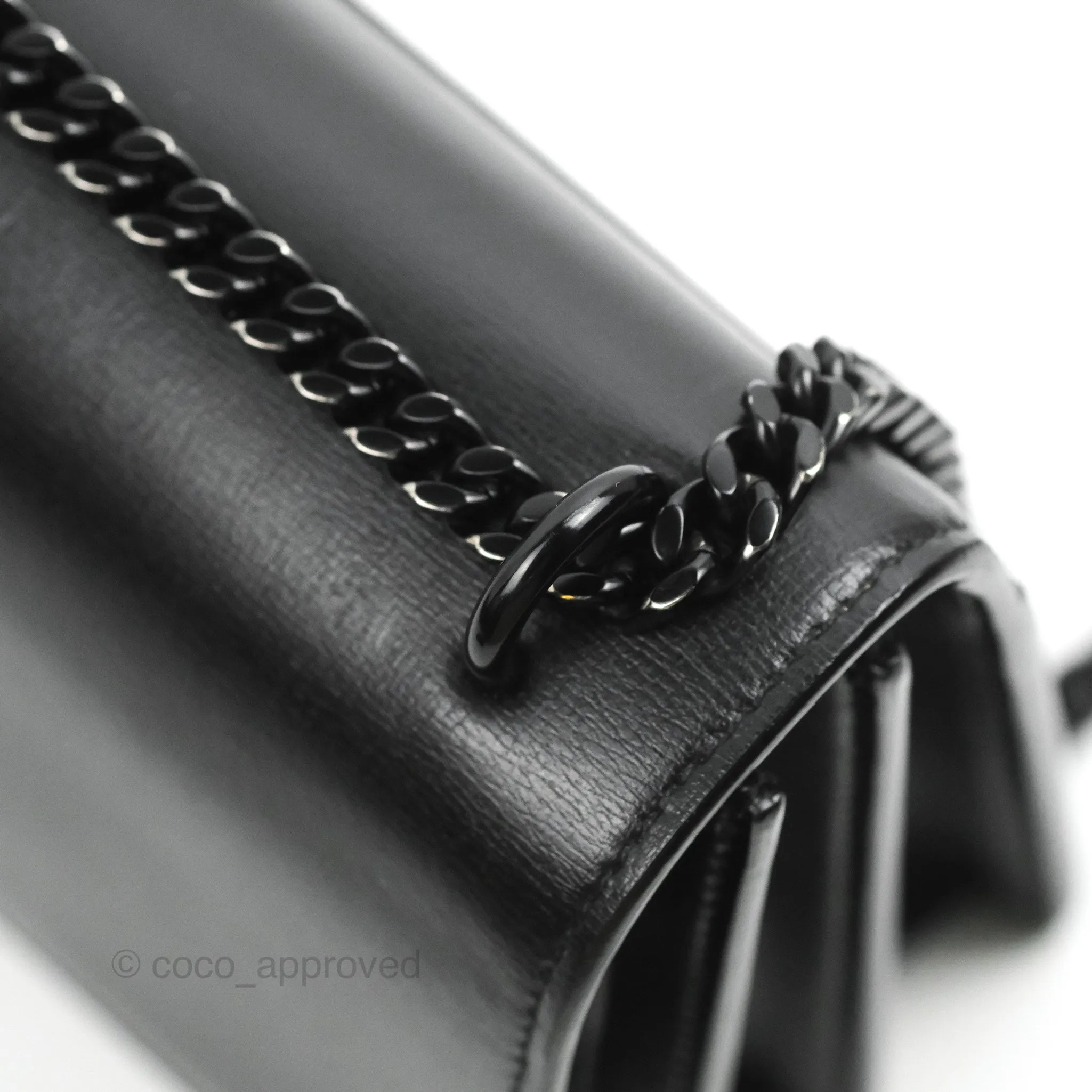 Saint Laurent Sunset Medium So Black Calfskin