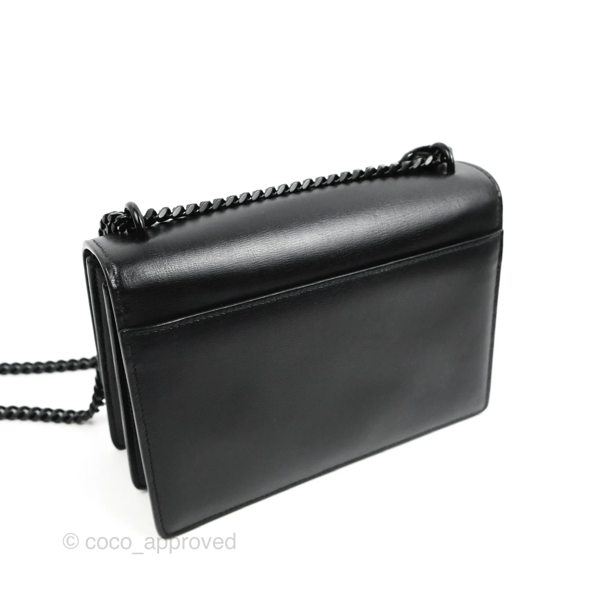 Saint Laurent Sunset Medium So Black Calfskin