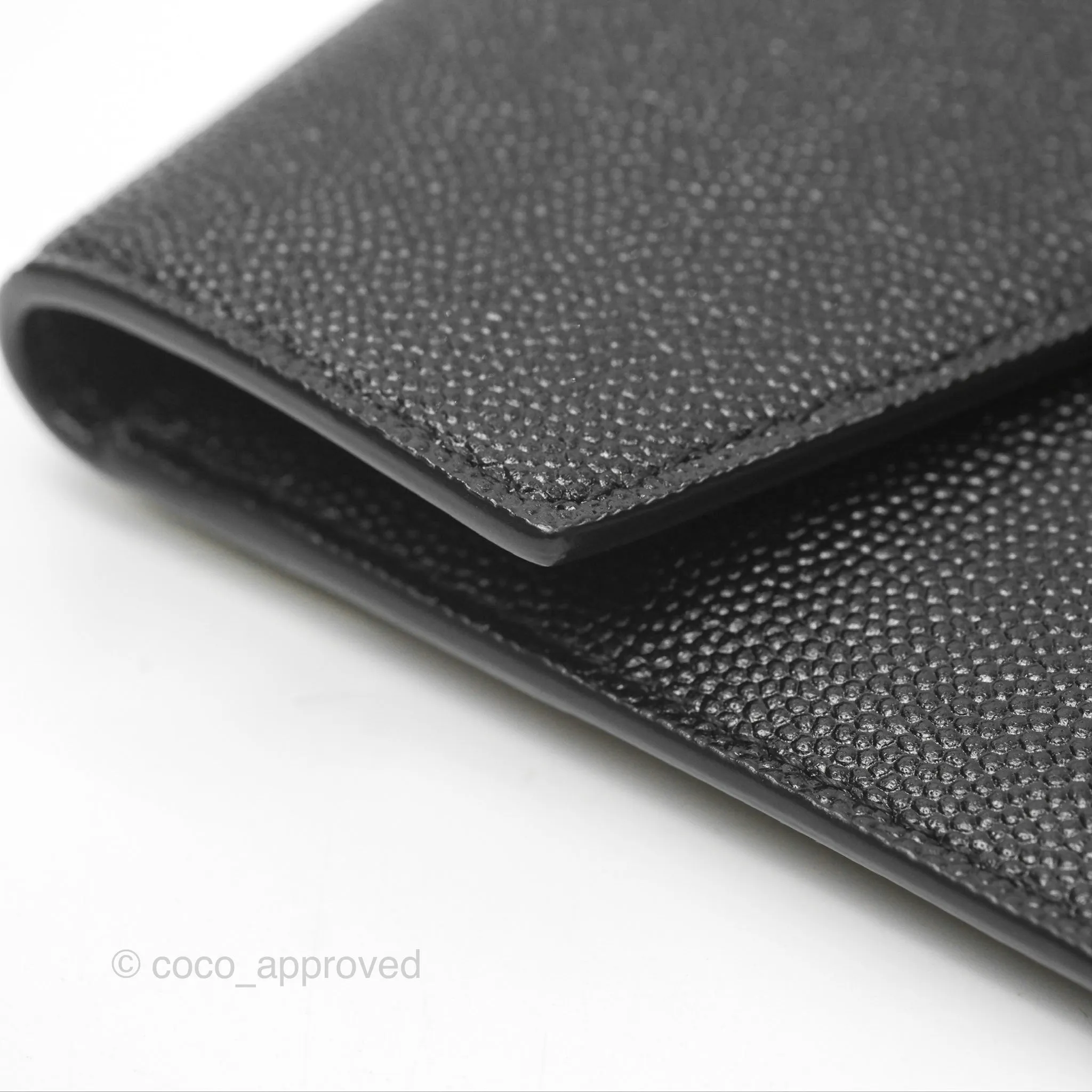 Saint Laurent Uptown Black Monogram Pouch Clutch