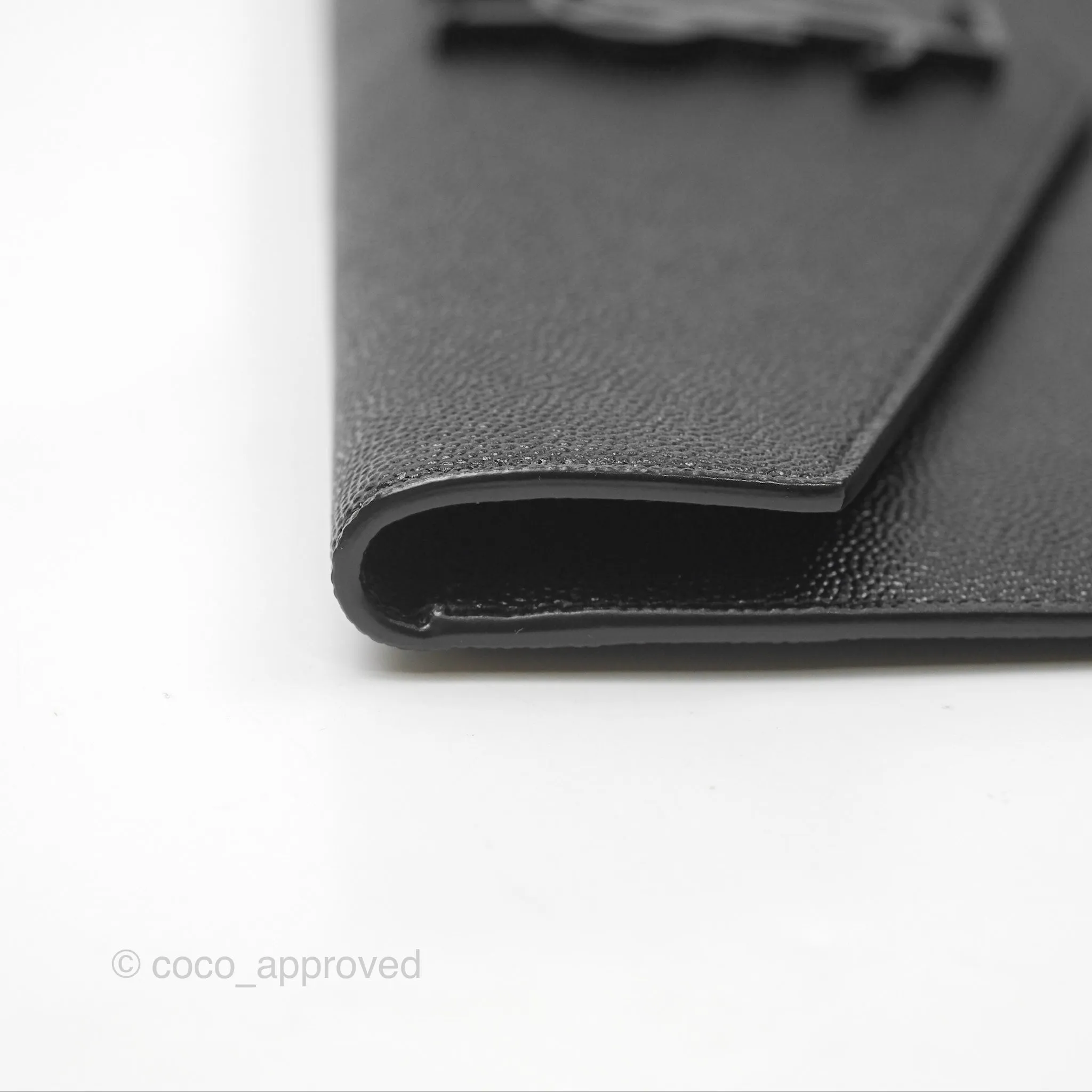 Saint Laurent Uptown Black Monogram Pouch Clutch