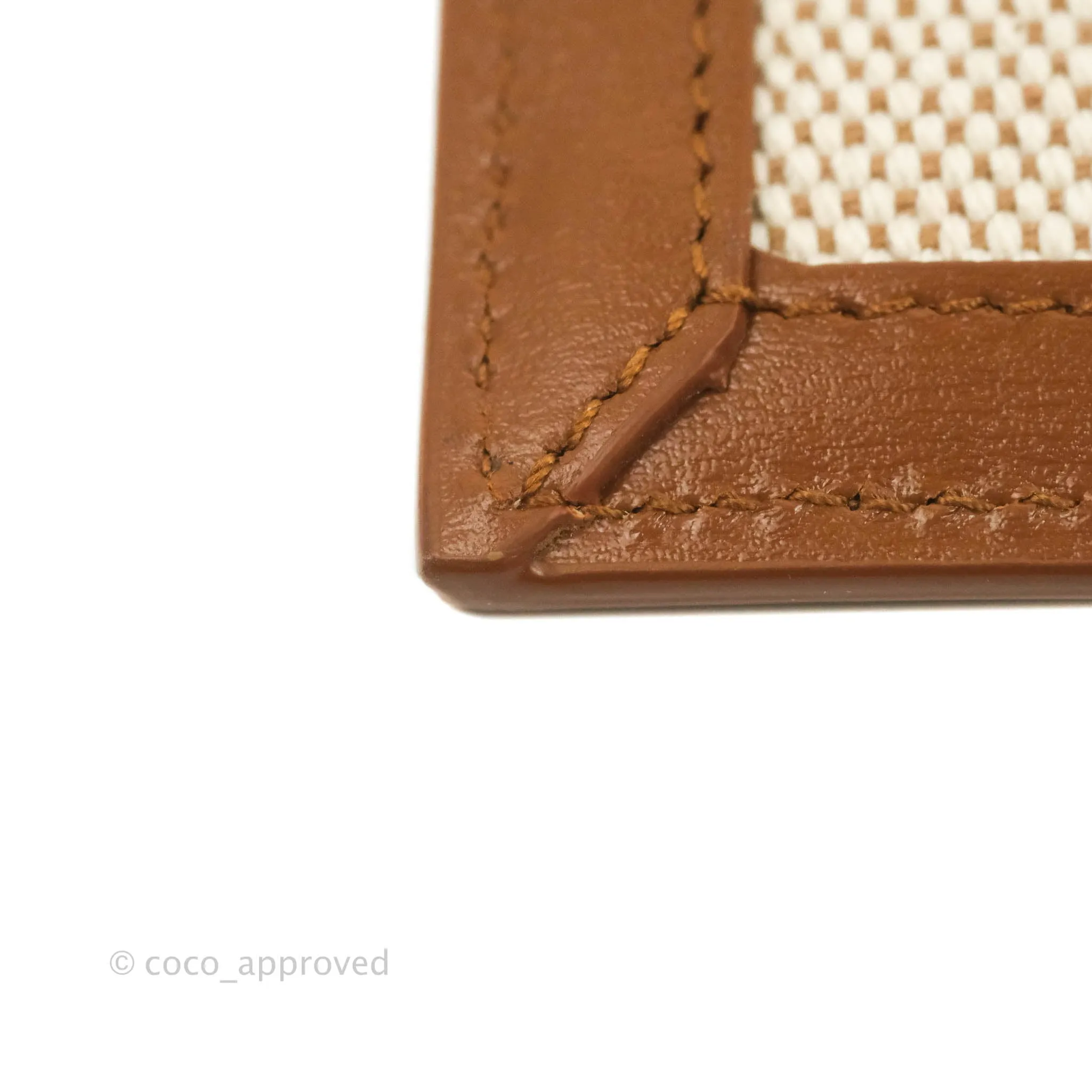Saint Laurent Uptown Pouch Tan/Natural Beige Canvas