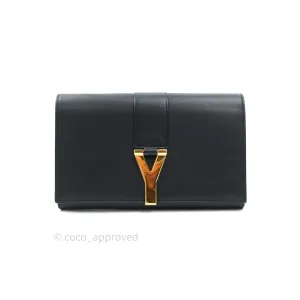 Saint Laurent Wallet on Chain Black Gold Hardware