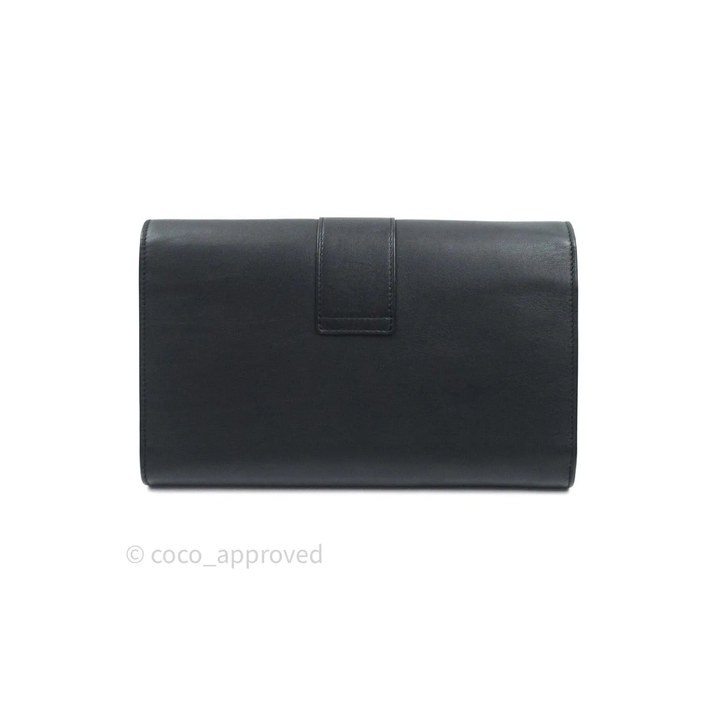 Saint Laurent Wallet on Chain Black Gold Hardware