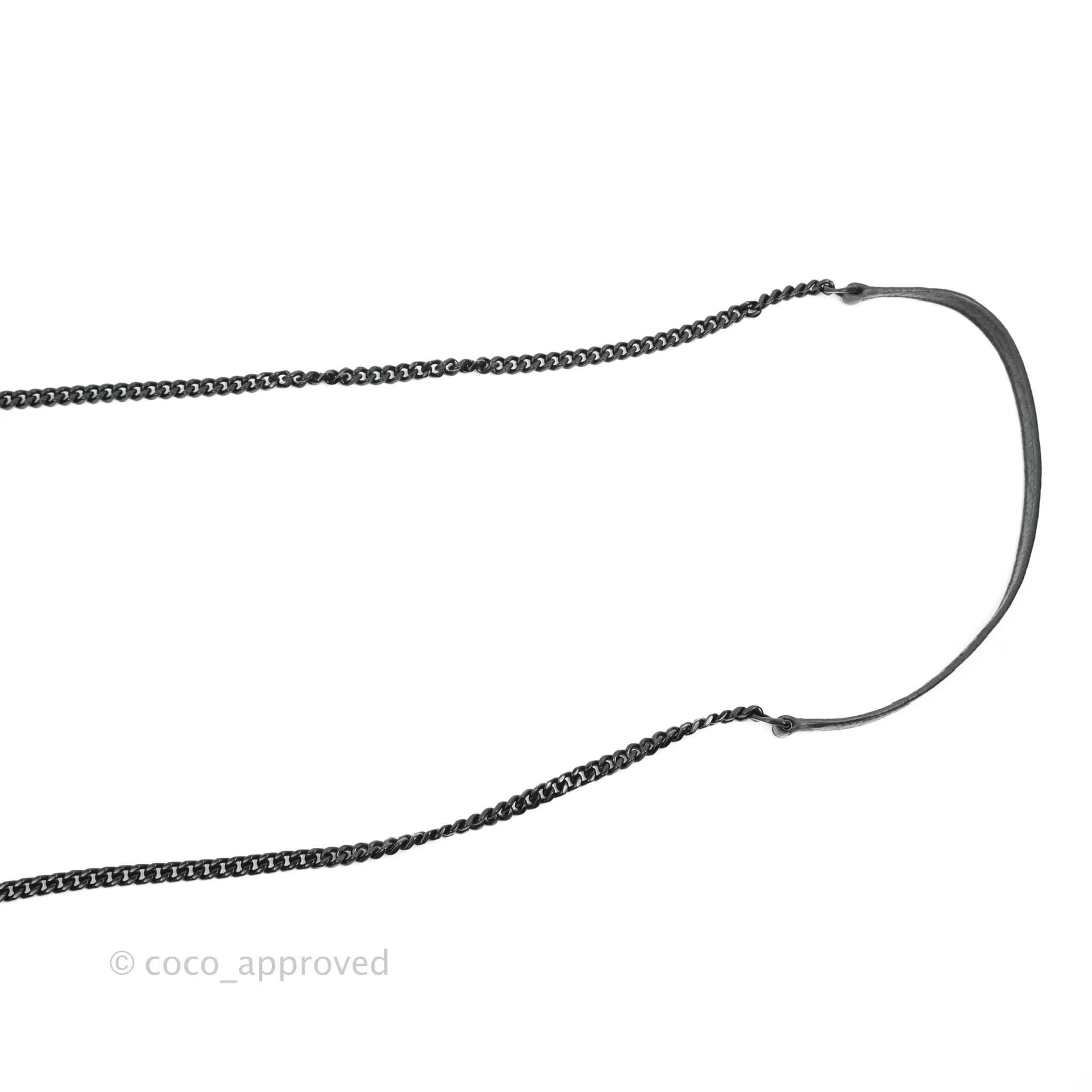 Saint Laurent Wallet on Chain So Black Crocodile-embossed Leather